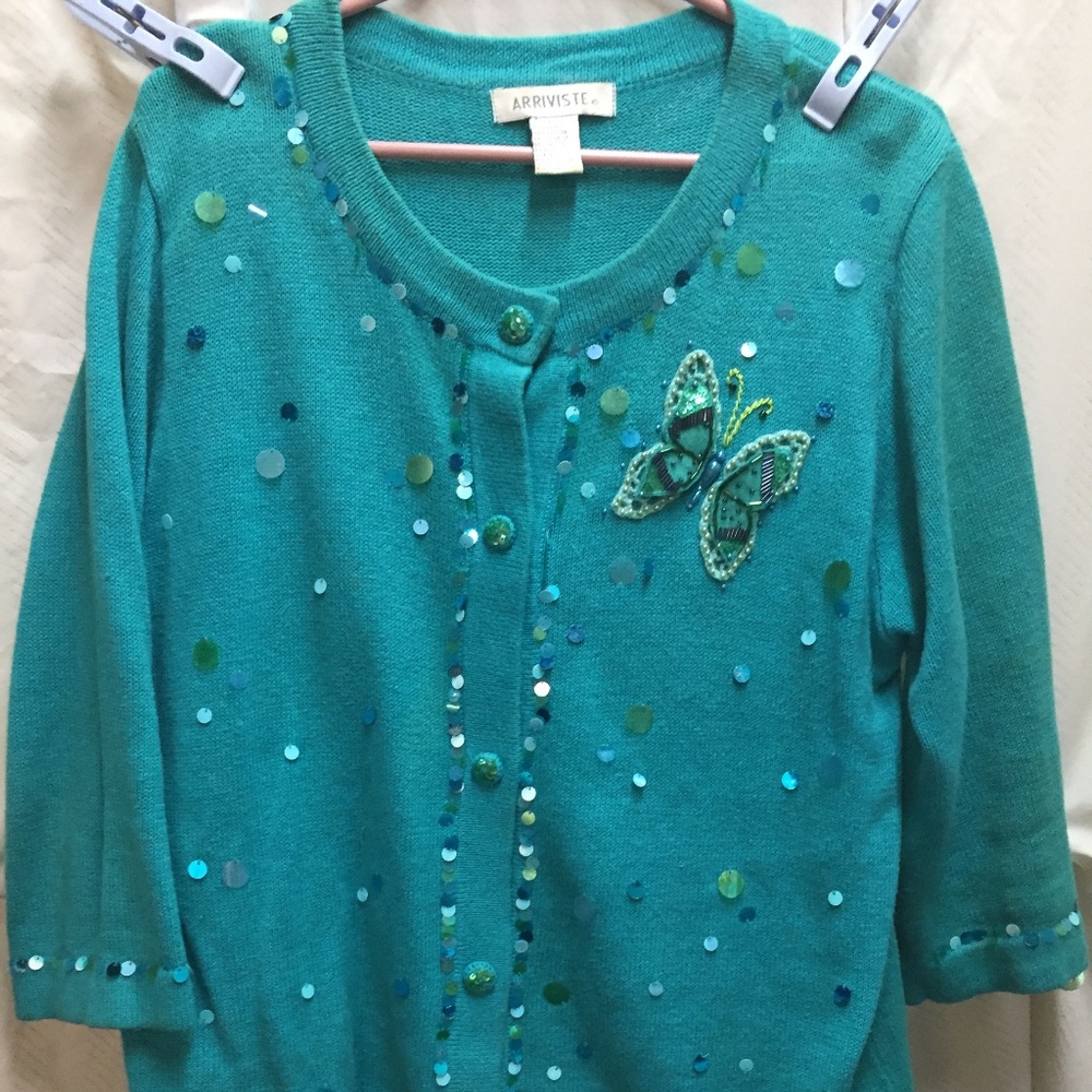 VINTAGE ARRIVISTE KNITTED TOP